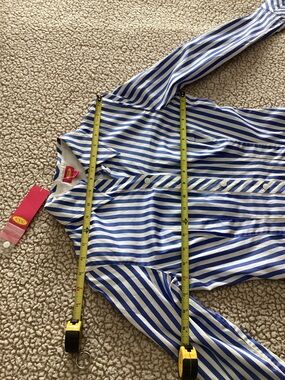 Eye Blue and White Striped Button-Up ShirtSize 2